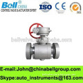 WCB Forged Steel Worm Gear Flange Ball Valve